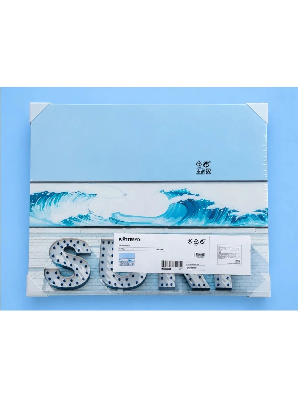 IKEA - PJATTERYD Picture SURF 19 ¾x15 ¾